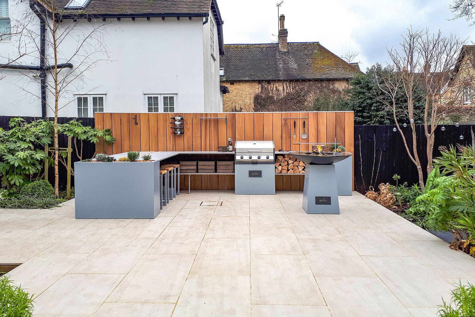 L shaped outdoor kitchen Ideas in 2025